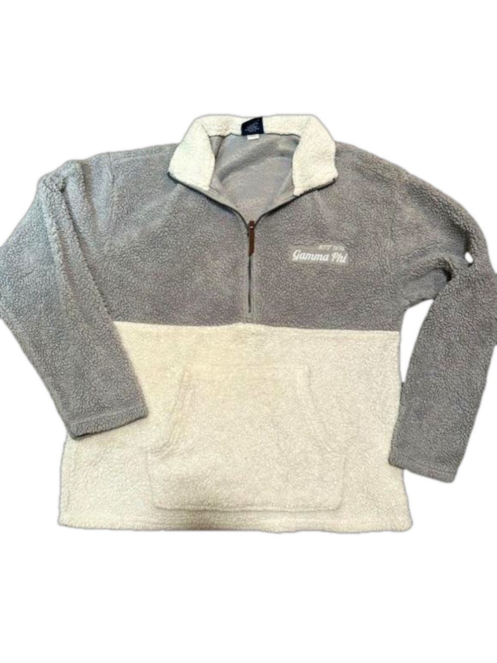 Gamma Phi Beta Sherpa Half Zip Sweatshirt